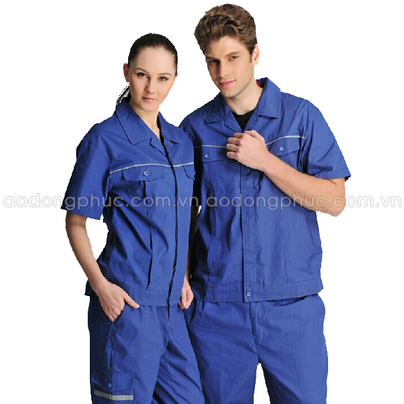 May áo đồng phục công nhân | May ao dong phuc cong nhan
